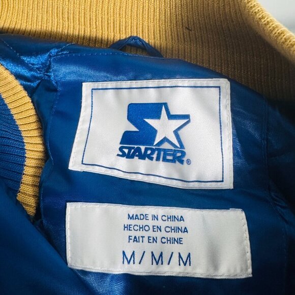 Men's Starter Winnipeg Blue Bomber Jacket, Size M/L/XL - Picture 5 of 6